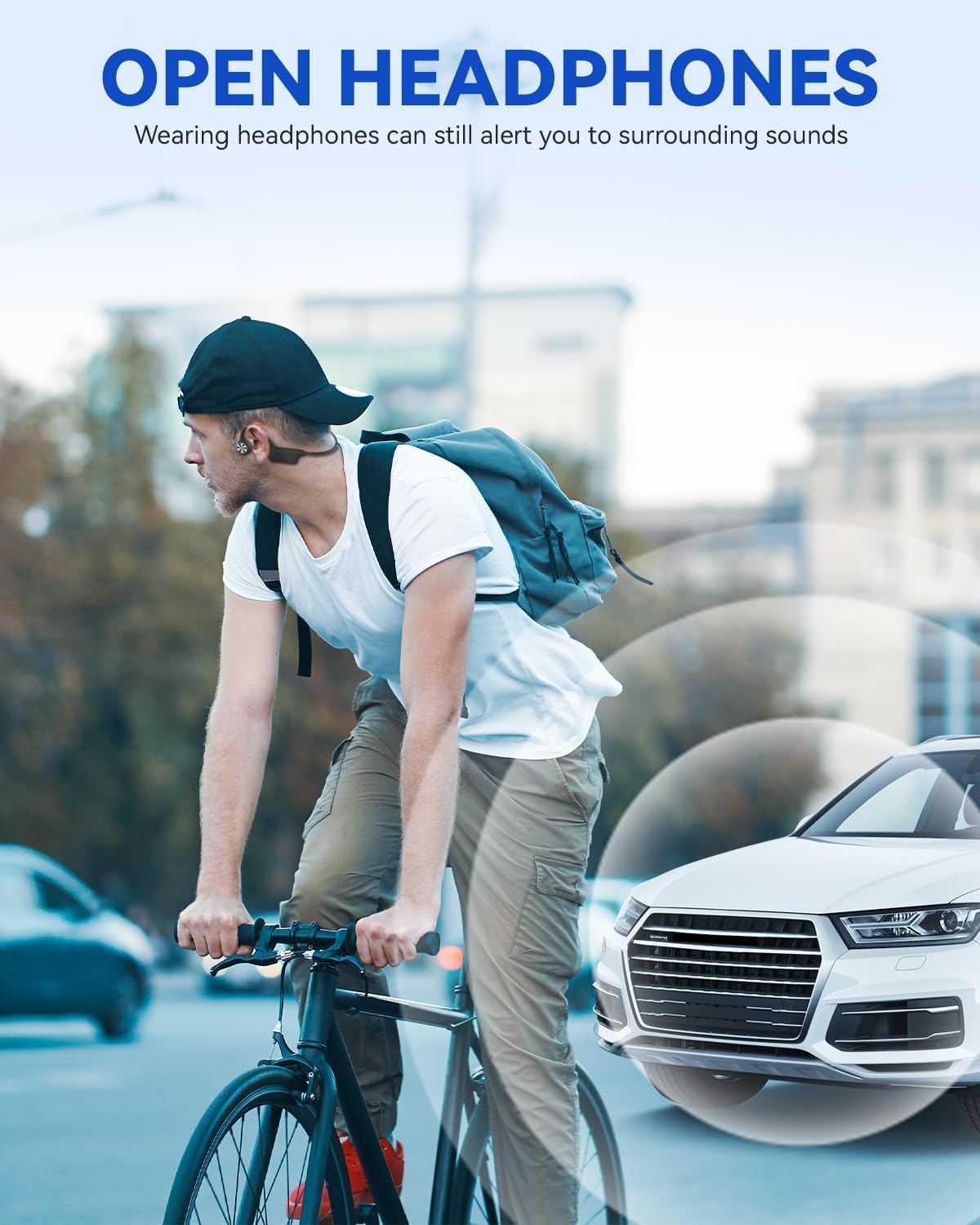 Monodeal bone conduction headphones, Bluetooth 5.3 Open Ear ... - Image 7