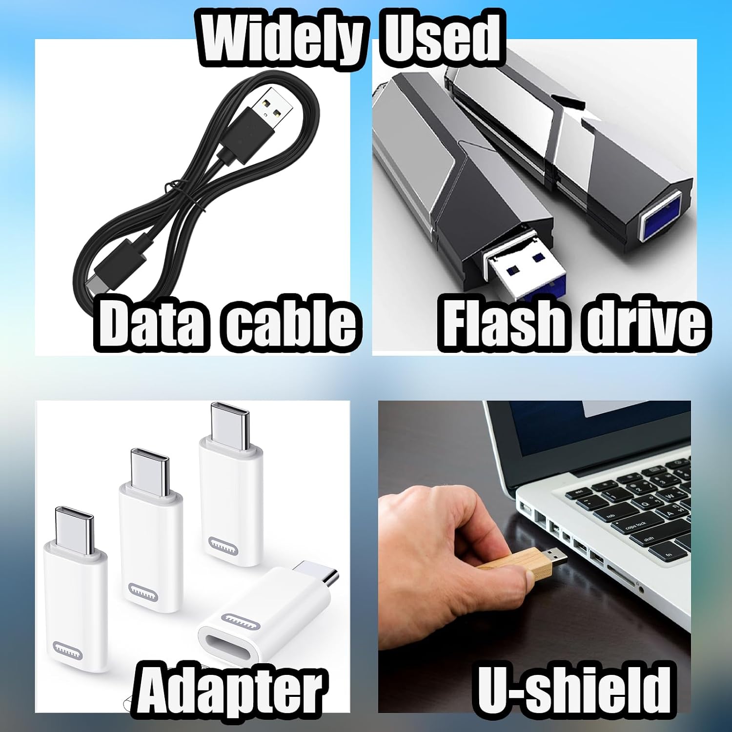 USB Storage Case, 10-Slot Thumb Drive Holder Bag, Electronic... - Image 6