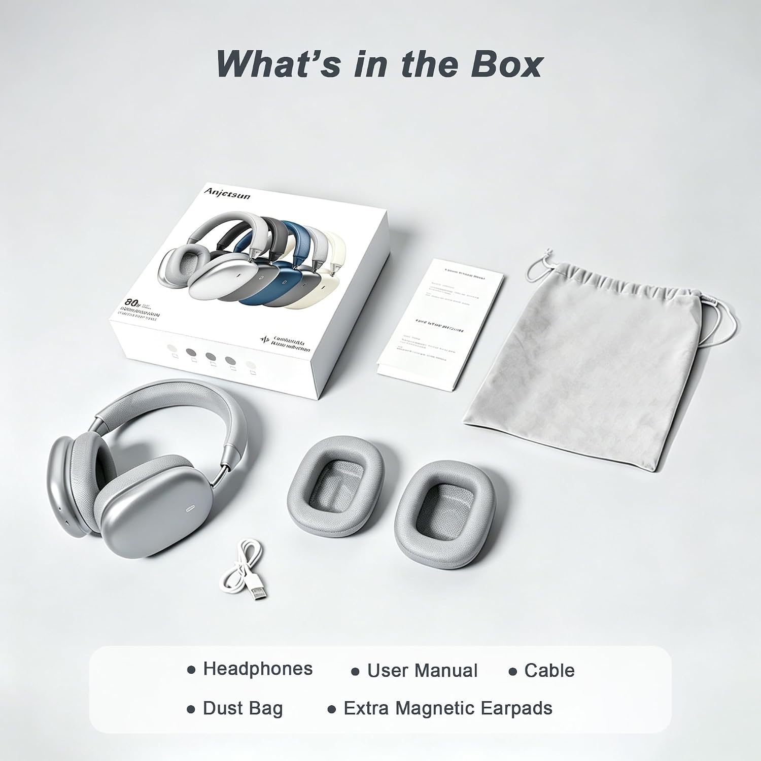 Wireless Over-Ear Headphones with Magnetic Earpads - Image 8