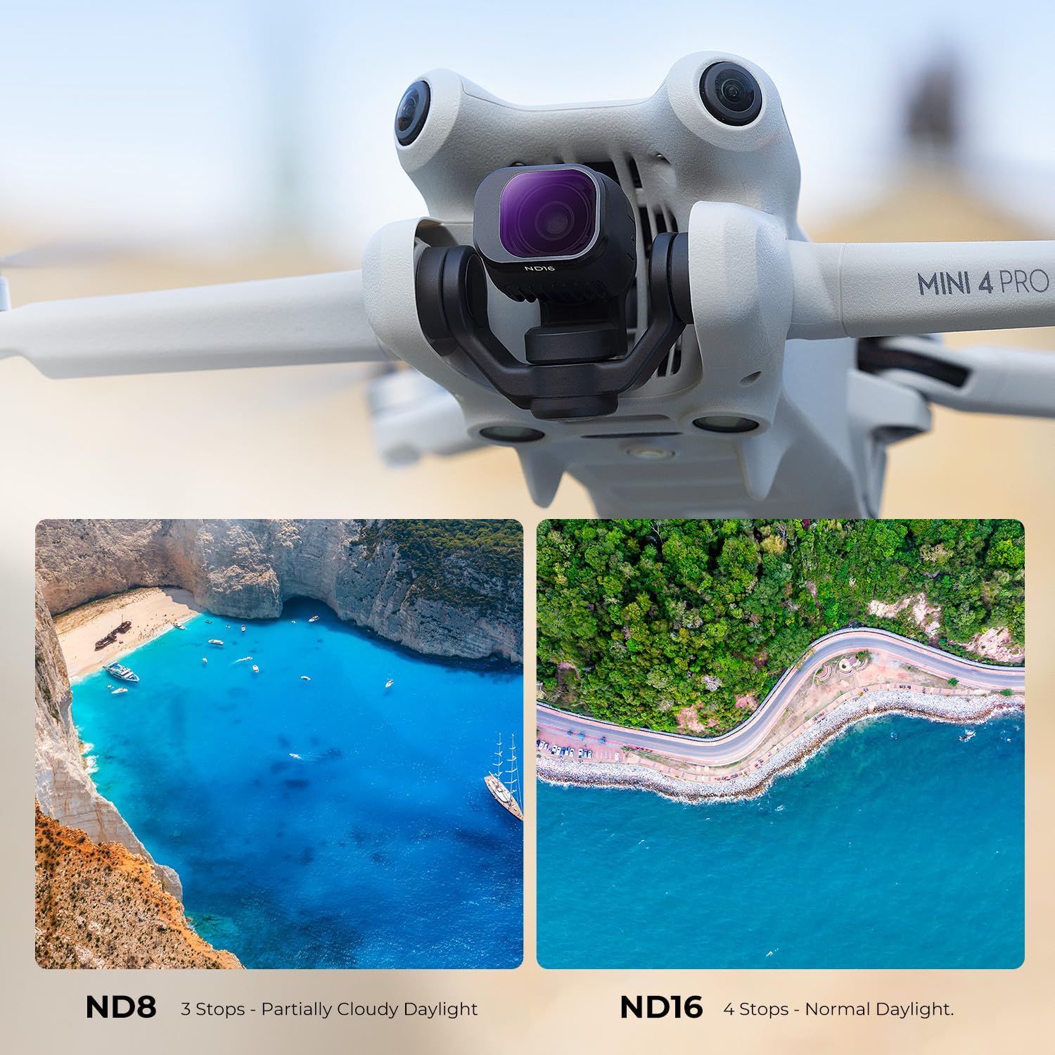 K&F Concept Filter Kit for DJI Mini 4 Pro, CPL ND8 ND16 ND32... - Image 4