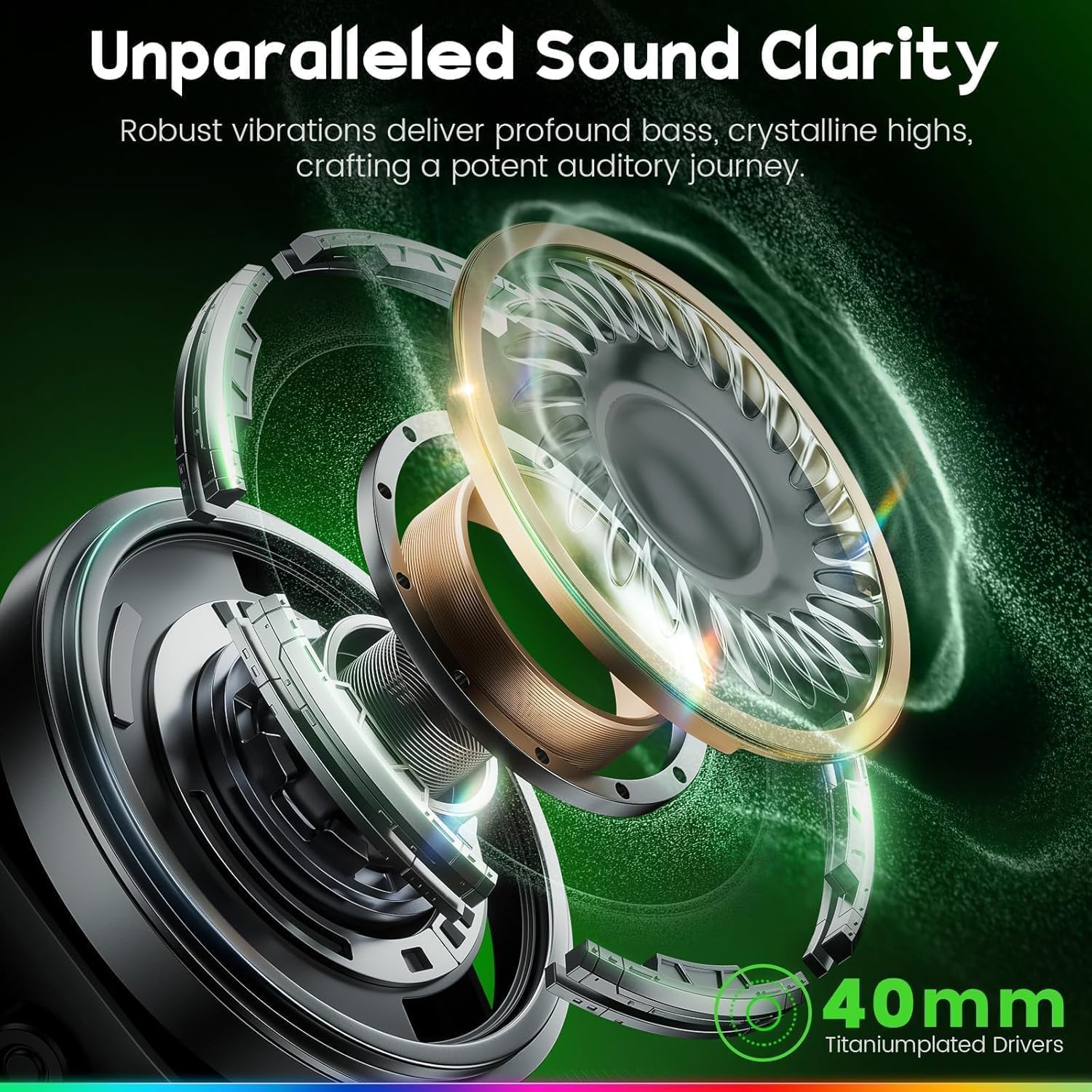 WESEARY WG4 Wireless Gaming Headset with Mic for PS5 PS4 PC ... - Image 7
