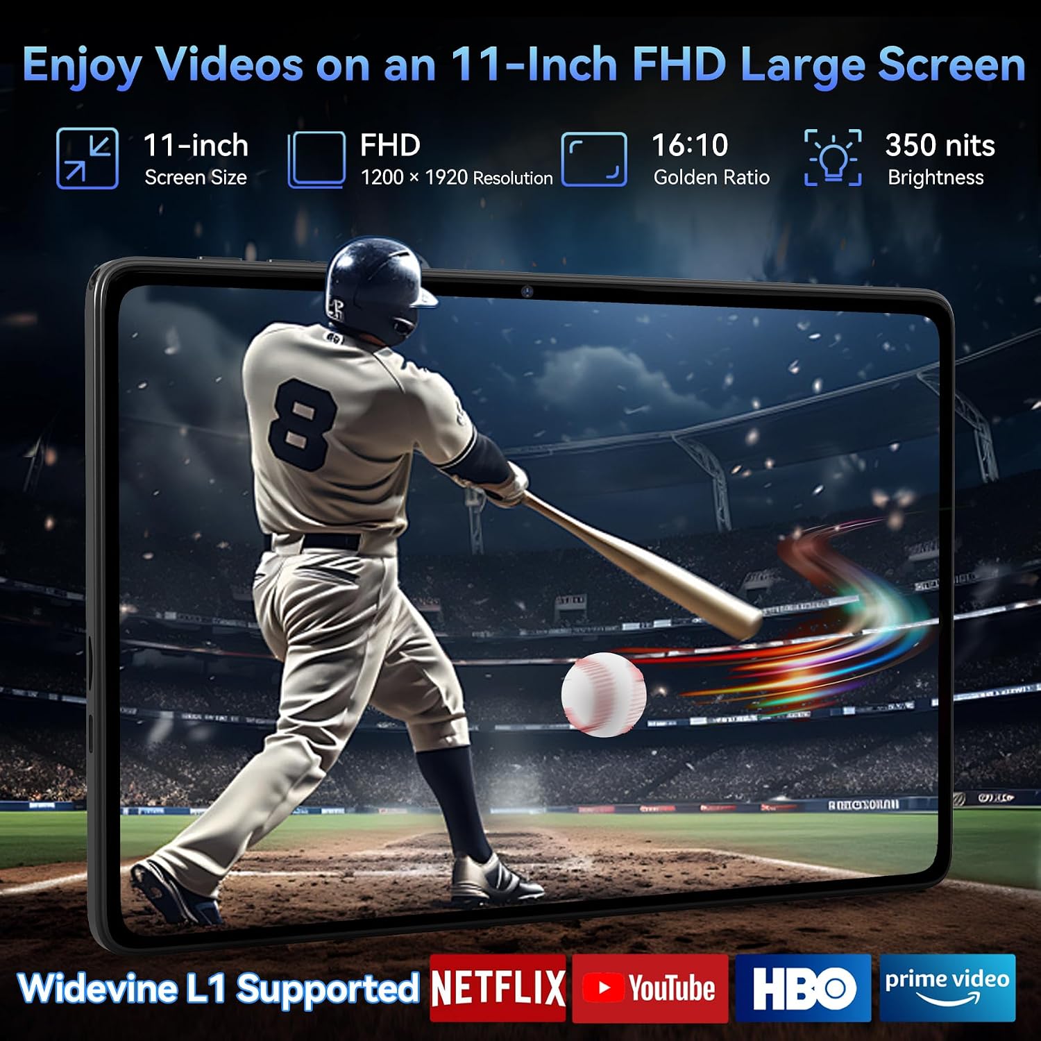Tablet, 11 Inch Android 16 Tablets with Keyboard Gemini AI 3... - Image 3