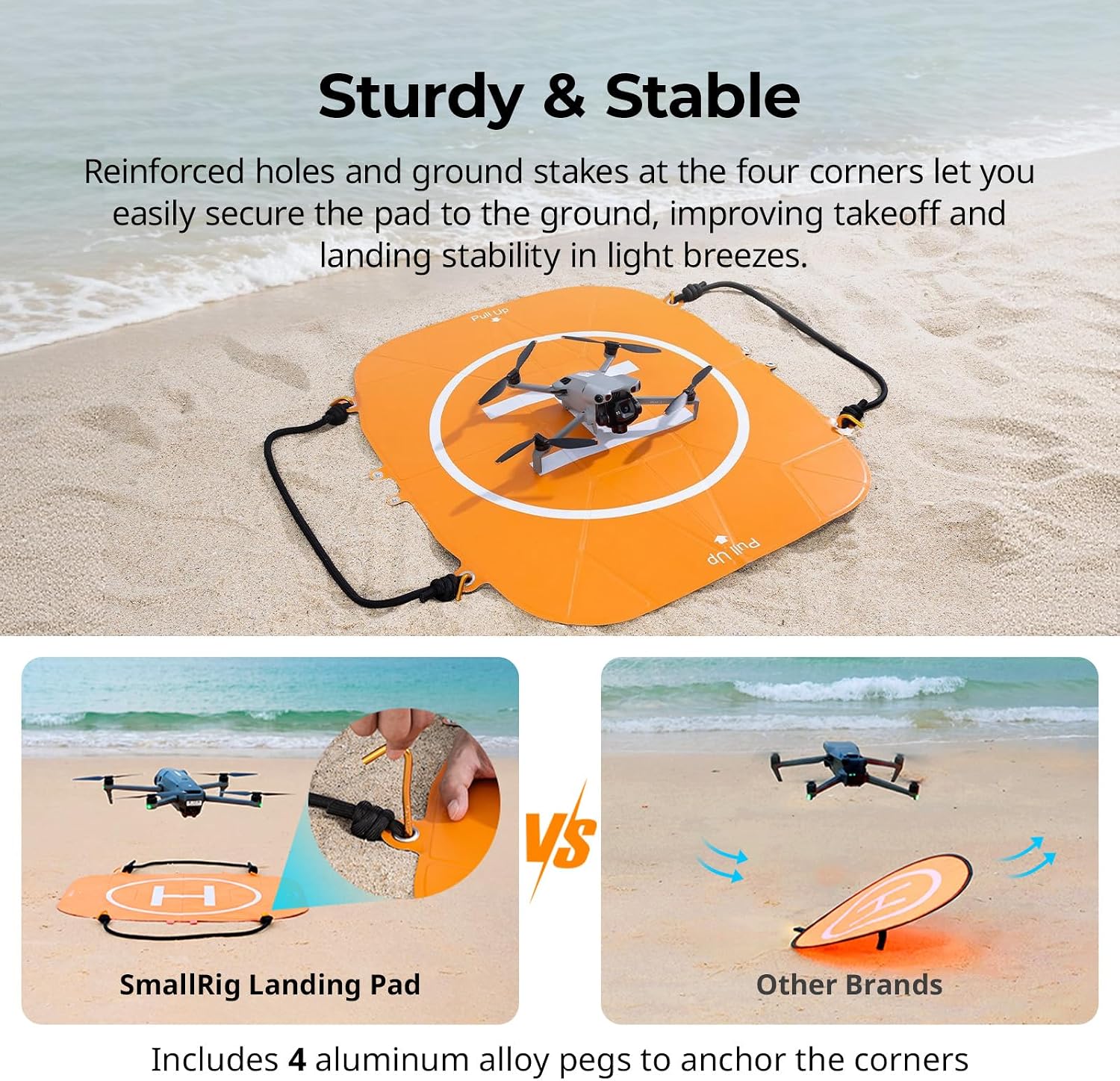 SMALLRIG 75cm Foldable Drone Landing Pad, 2-in-1 Fast-fold C... - Image 6