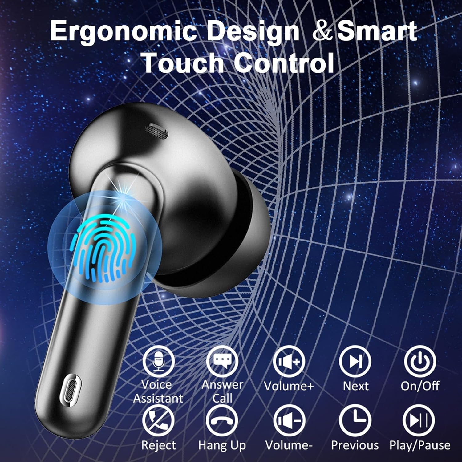 2026 Wireless Earbuds, Bluetooth 5.4 Headphones HiFi Stereo,... - Image 7