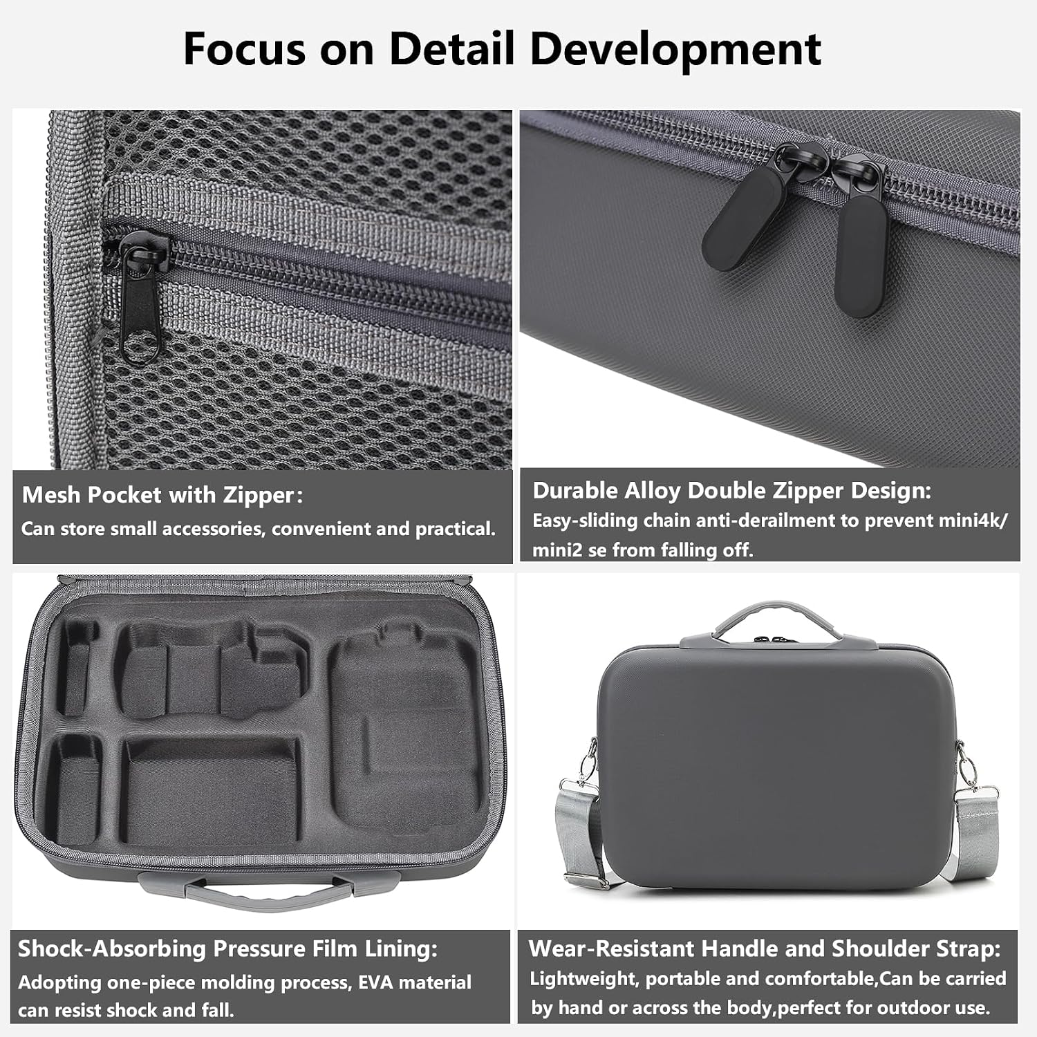 DJI Mini 4K/2 Drone Storage Bag - Portable Travel Handbag Co... - Image 3