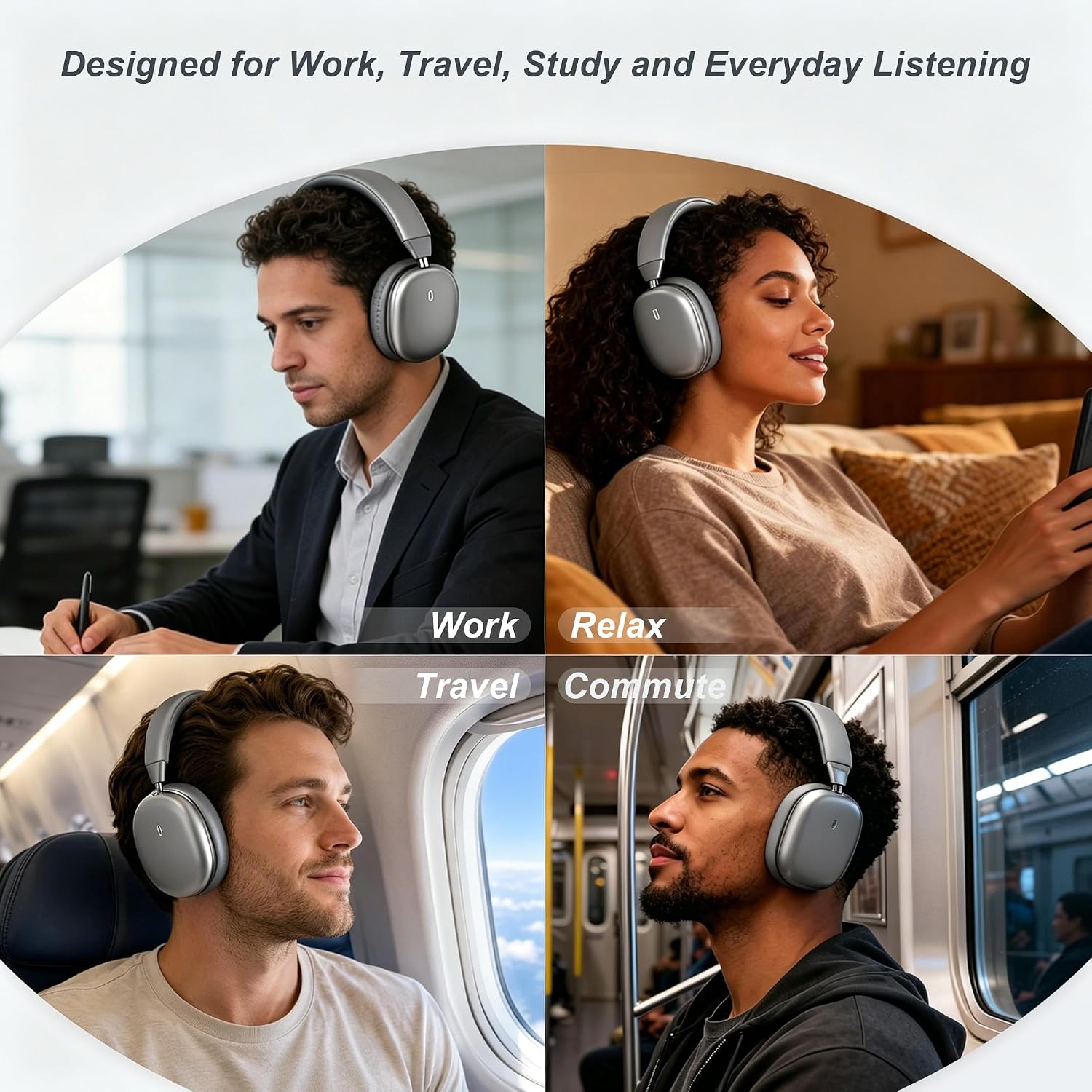 Wireless Over-Ear Headphones with Magnetic Earpads - Image 9
