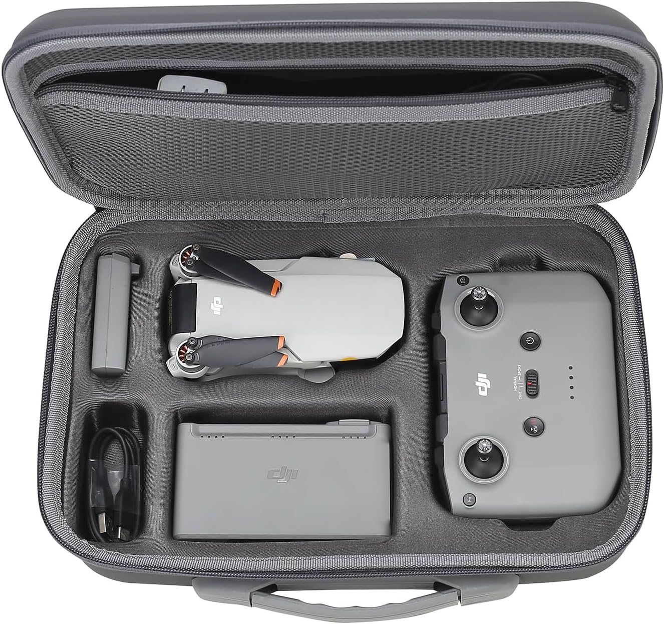 DJI Mini 4K/2 Drone Storage Bag - Portable Travel Handbag Co...